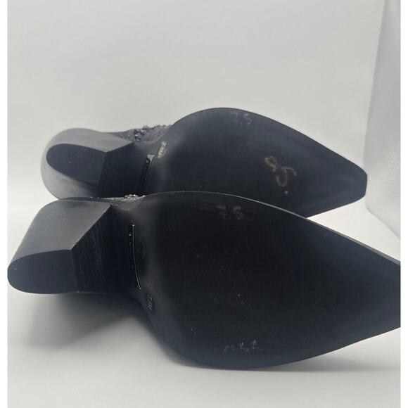 Gianni Bini Bree's Rhinestone Metallic Western Booties US Size 7.5 Ladies - Picture 9 of 15